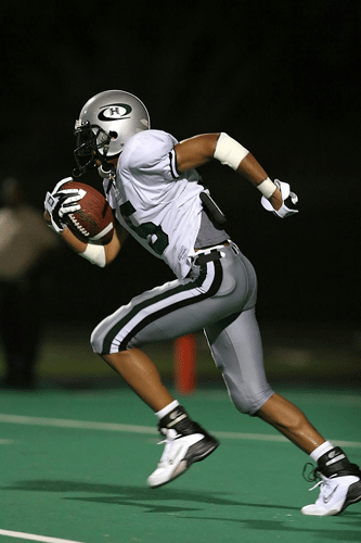 Student athlete in action